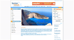 Desktop Screenshot of ionian-islands.com